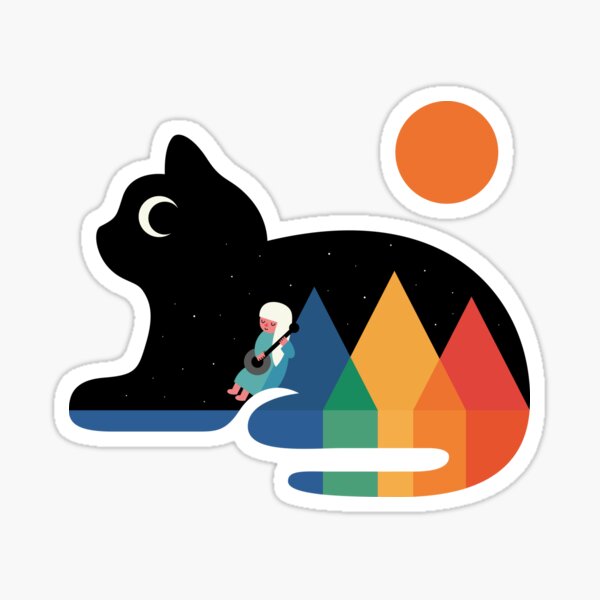 Moonlight Serenade Sticker