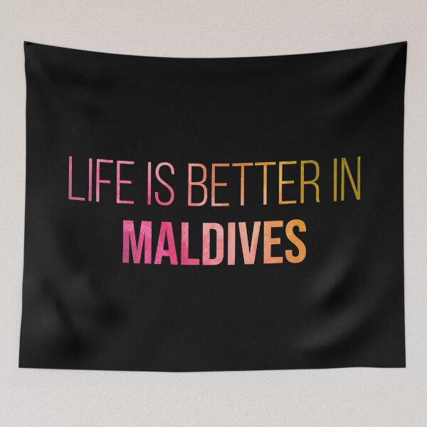 Item preview, Life is better in Maldives in Watercolor designed and sold by XCIV.
