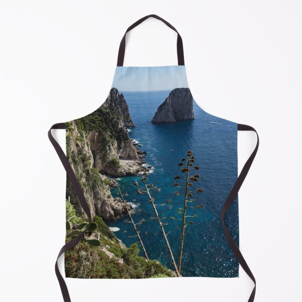Item preview, Faraglioni Sea Stacks and Agave Bloom Spikes - the Magic of Capri, Italy designed and sold by Georgia Mizuleva.