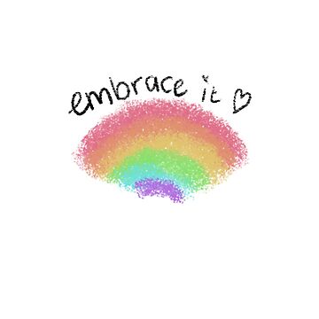 Artwork thumbnail, embrace it- rainbow by Multiminjae