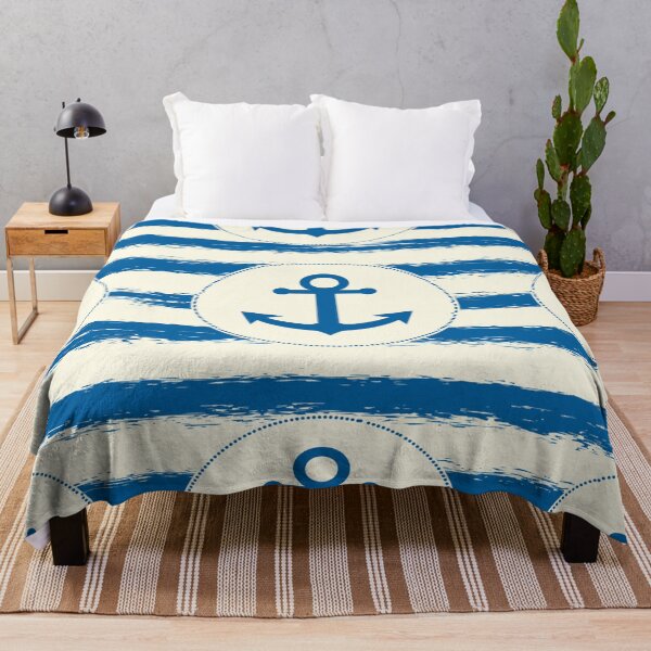 Item preview, Sailor blue anchor pattern designed and sold by Cocodek.