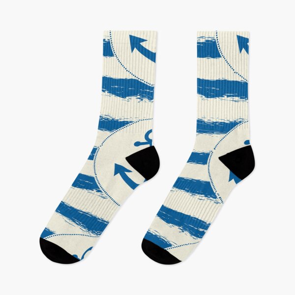 Item preview, Sailor blue anchor pattern designed and sold by Cocodek.