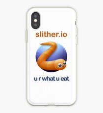 Slither.io - u r what u eat iPhone Case