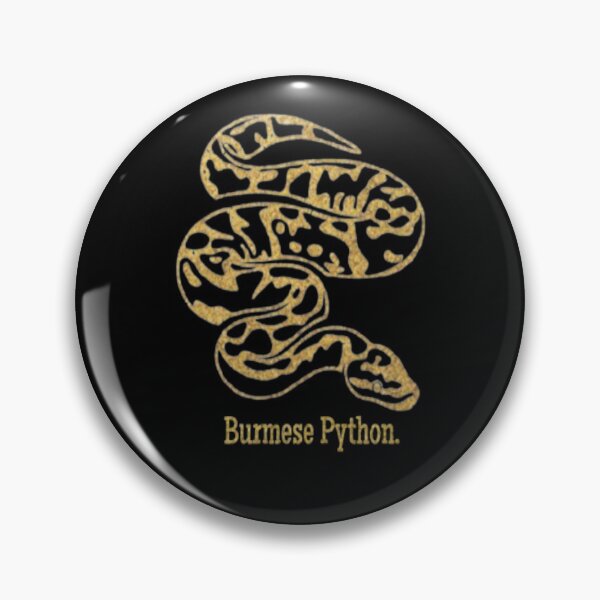 Item preview, Cute Gold Burmese Python funny gift idea for wildlife and animals lovers  designed and sold by AYACHI90.