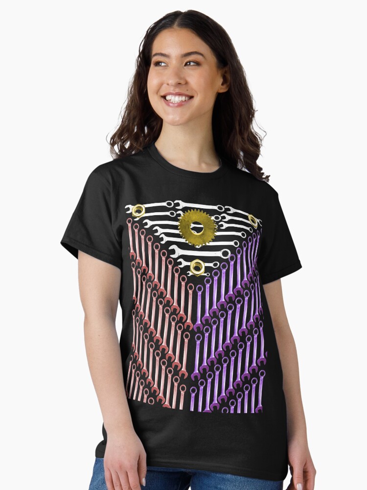 Thumbnail 2 of 7, Classic T-Shirt, Mechanic Shirt - Pride designed and sold by Box102.