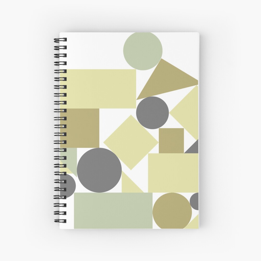 The balance of geometries Spiral Notebook