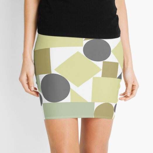 The balance of geometries Mini Skirt