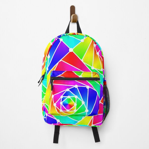 Item preview, Rainbow Helix prime spriral seamless pattern designed and sold by Michael Pulley.
