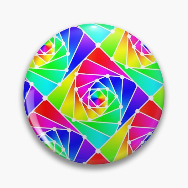 Item preview, Rainbow Helix prime spriral seamless pattern designed and sold by Michael Pulley.