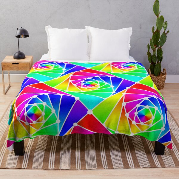 Item preview, Rainbow Helix prime spriral seamless pattern designed and sold by Michael Pulley.