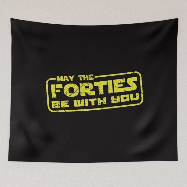 Item preview, May the Forties Be With You Shirt 40th Birthday gift designed and sold by Majesticoo.