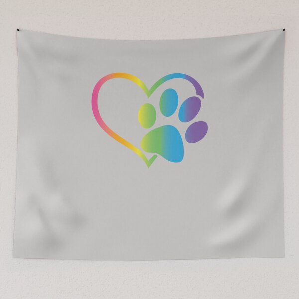 Item preview, Heart Paw Print Dog Cat Lover Valentines Day designed and sold by GINIART.