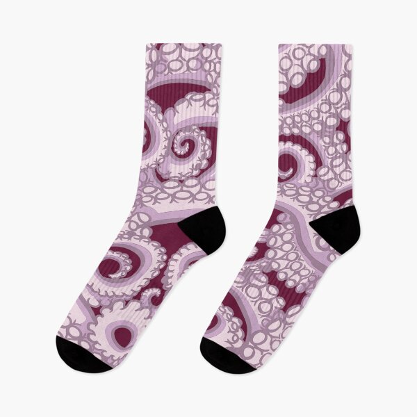 Item preview, Pink purple octopus tentacle pattern designed and sold by Cocodek.