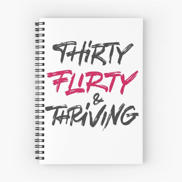 Item preview, 30th birthday gifts: Thirty flirty and thriving designed and sold by Zagach Letters.