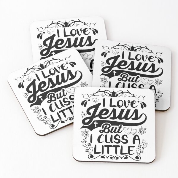 Item preview, I love Jesus but I Cuss a Little designed and sold by thecraftapparel.