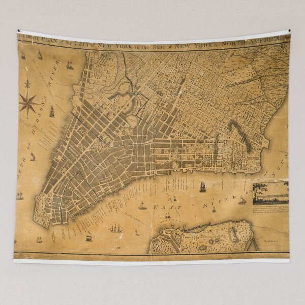 Item preview, Accurate plan of the city of New York 1797 designed and sold by Maestroedems.