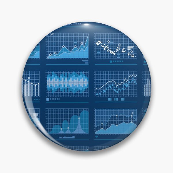 Item preview, Business Data Financial Charts Blue Banner designed and sold by aurielaki.