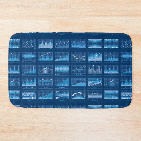 Item preview, Business Data Financial Charts Blue Banner designed and sold by aurielaki.