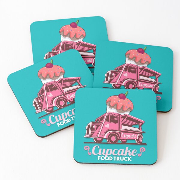 Item preview, Food Truck Cupcake Birthday Cake Bakery designed and sold by aurielaki.