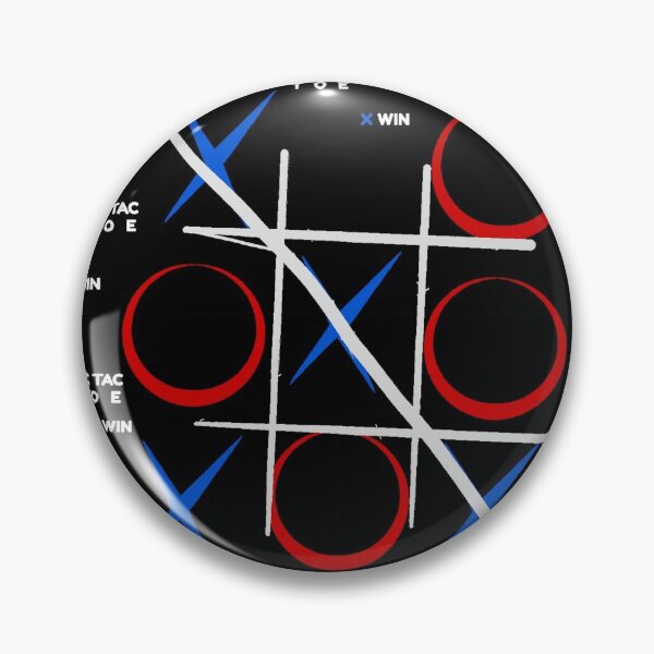 Item preview, X WIN - Tic tac toe (noughts and crosses )  game pattern designed and sold by BetterDreams.