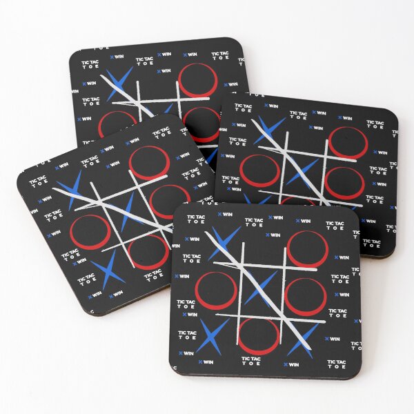 Item preview, X WIN - Tic tac toe (noughts and crosses )  game pattern designed and sold by BetterDreams.