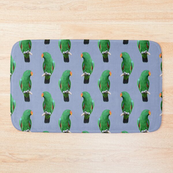 Item preview, Male Eclectus Digital Parrot Painting  designed and sold by Zurickdesigns.