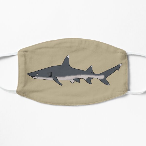 Oceanic White Tip Shark Flat Mask