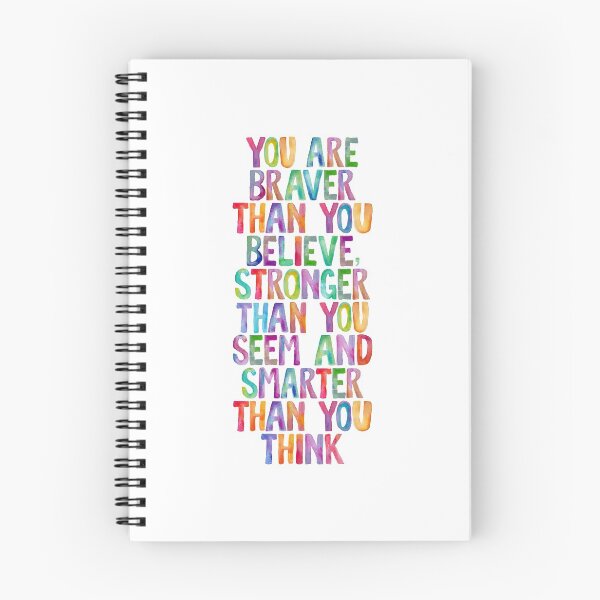 Item preview, You Are Braver Than You Believe designed and sold by MotivatedType.