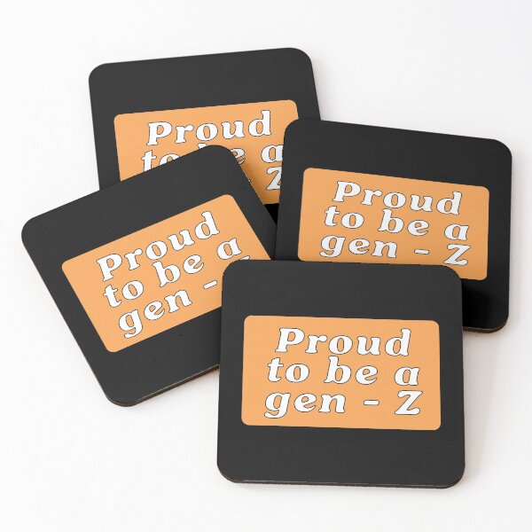 Item preview, Proud to be a gen - Z label designed and sold by ItsMemeMachine.