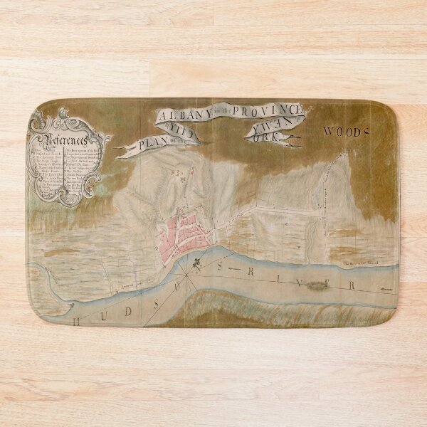 Item preview, Plan of the CITY of ALBANY in the PROVINCE of NEW, YORK 1756 designed and sold by Maestroedems.