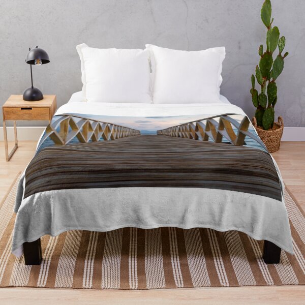 Item preview, Wooden bridge during the sunrise in Semporna, Borneo Sabah. designed and sold by ellinnur.