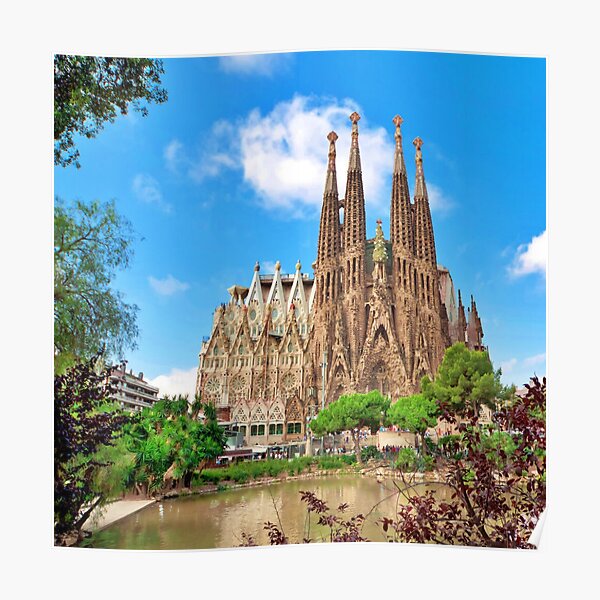 Sagrada Familia, Barcelona, Spain Poster