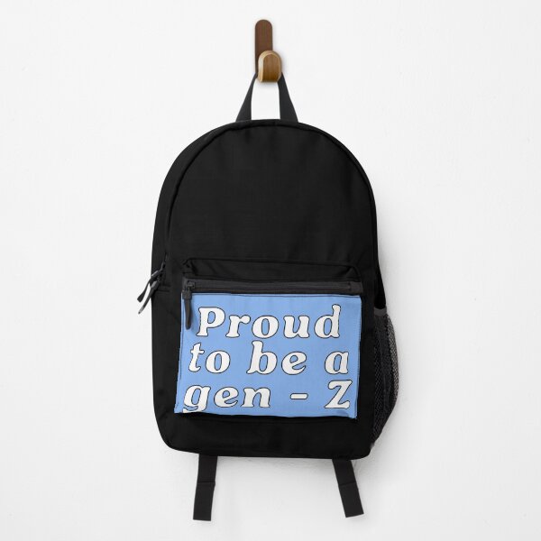 Item preview, Proud to be a gen - Z blue label designed and sold by ItsMemeMachine.