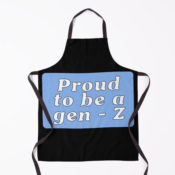 Item preview, Proud to be a gen - Z blue label designed and sold by ItsMemeMachine.