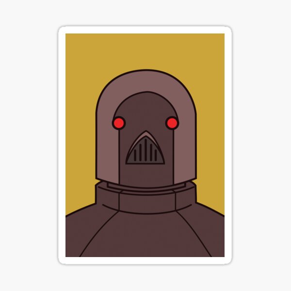 Robot Overlord Sticker