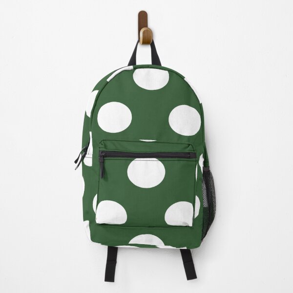Item preview, Large WHITE and PINE GREEN POLKA DOTS designed and sold by RachelMacht.