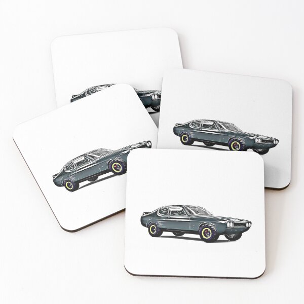 Item preview, Ford Escort Custom Rally Cartoon designed and sold by Auto-Prints.