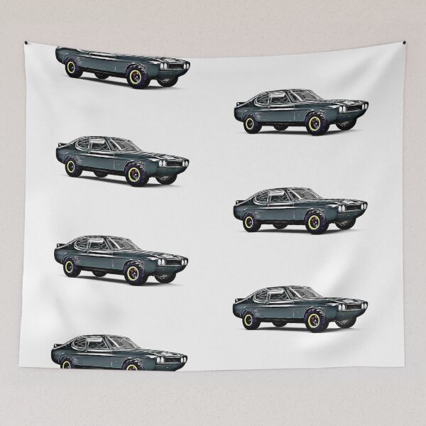 Item preview, Ford Escort Custom Rally Cartoon designed and sold by Auto-Prints.