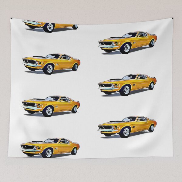 Item preview, Mustang Boss 302 Cartoon designed and sold by Auto-Prints.