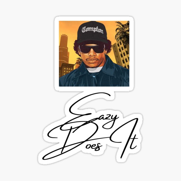 Eazy E T Shirt Sticker For Sale By Ajtizzy Redbubble