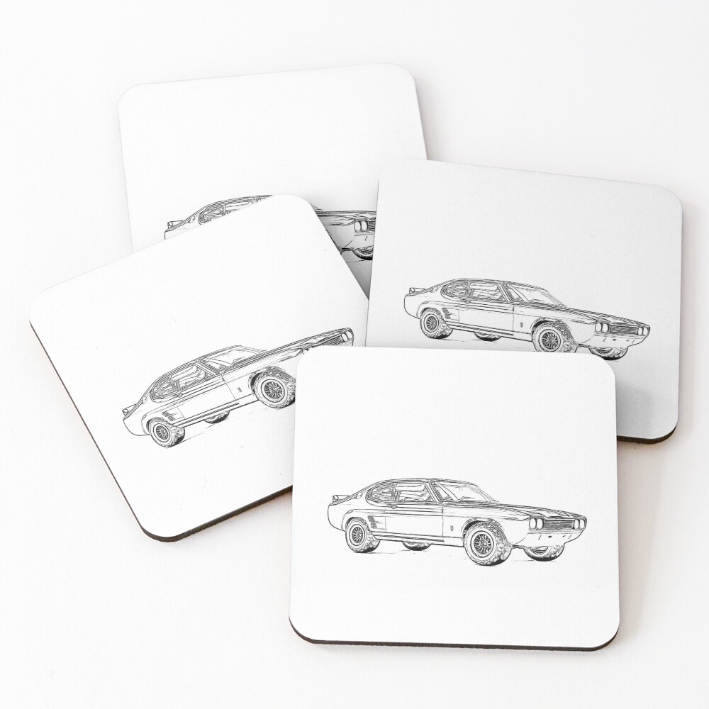 Item preview, Coasters (Set of 4) designed and sold by Auto-Prints.