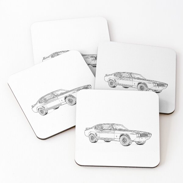 Item preview, Ford Escort Custom Rally Wireframe designed and sold by Auto-Prints.