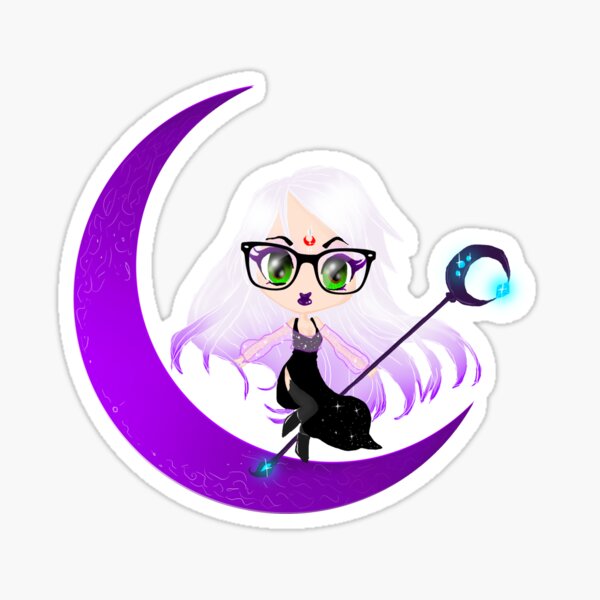Sorcière lunaire Sticker