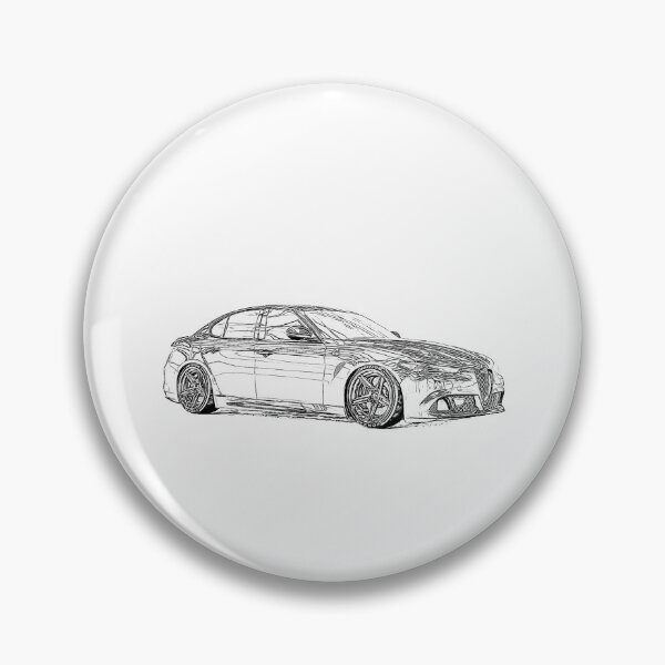 Item preview, Alfa Romeo Giulia Quadrifoglio Custom Wireframe designed and sold by Auto-Prints.