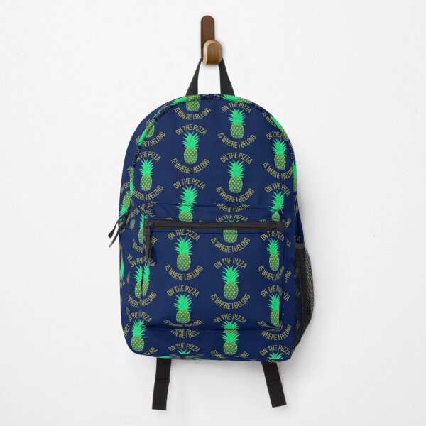 Item preview, On the Pizza Is Where I Belong Funny Pinapple designed and sold by DesignsofNote.