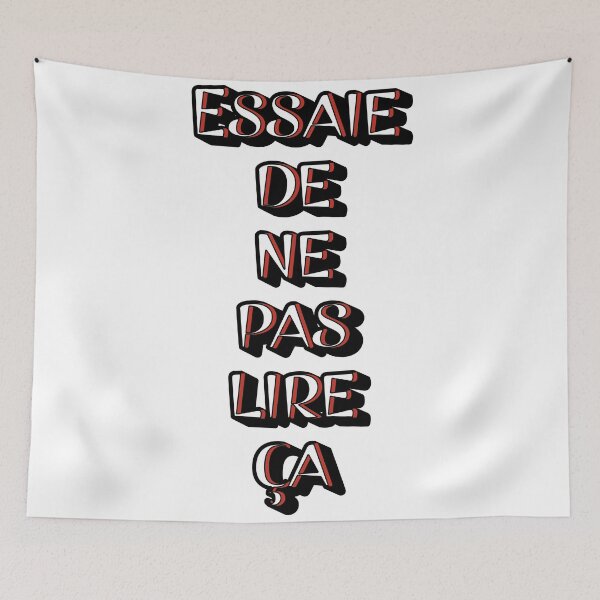 Item preview, Essaie de ne pas lire ça-red designed and sold by CSouissi.