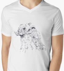 Luke on Hoth art Men's V-Neck T-Shirt