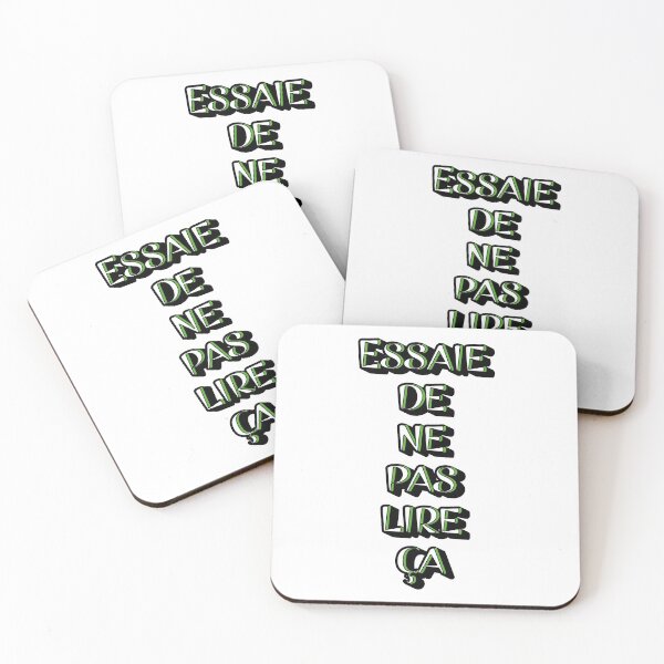 Item preview,  Essaie de ne pas lire ça-green designed and sold by CSouissi.