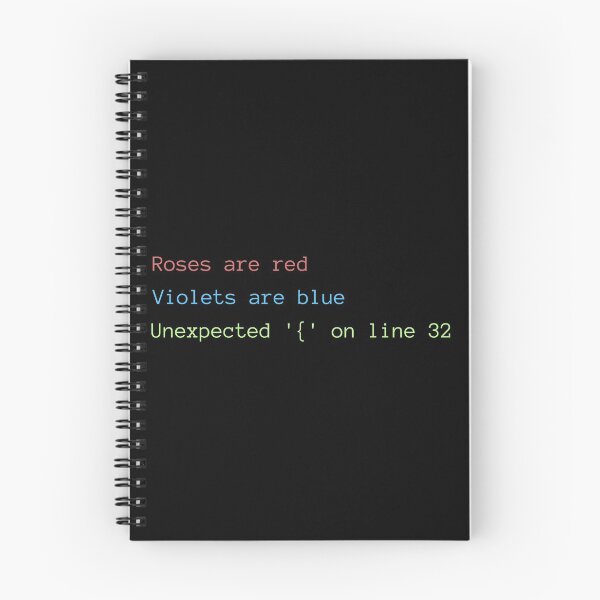 Item preview, Roses are red, violets are blue coding joke designed and sold by Humor Nation.