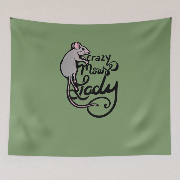 Item preview, Crazy Mouse Lady designed and sold by FrictionMaxxing.